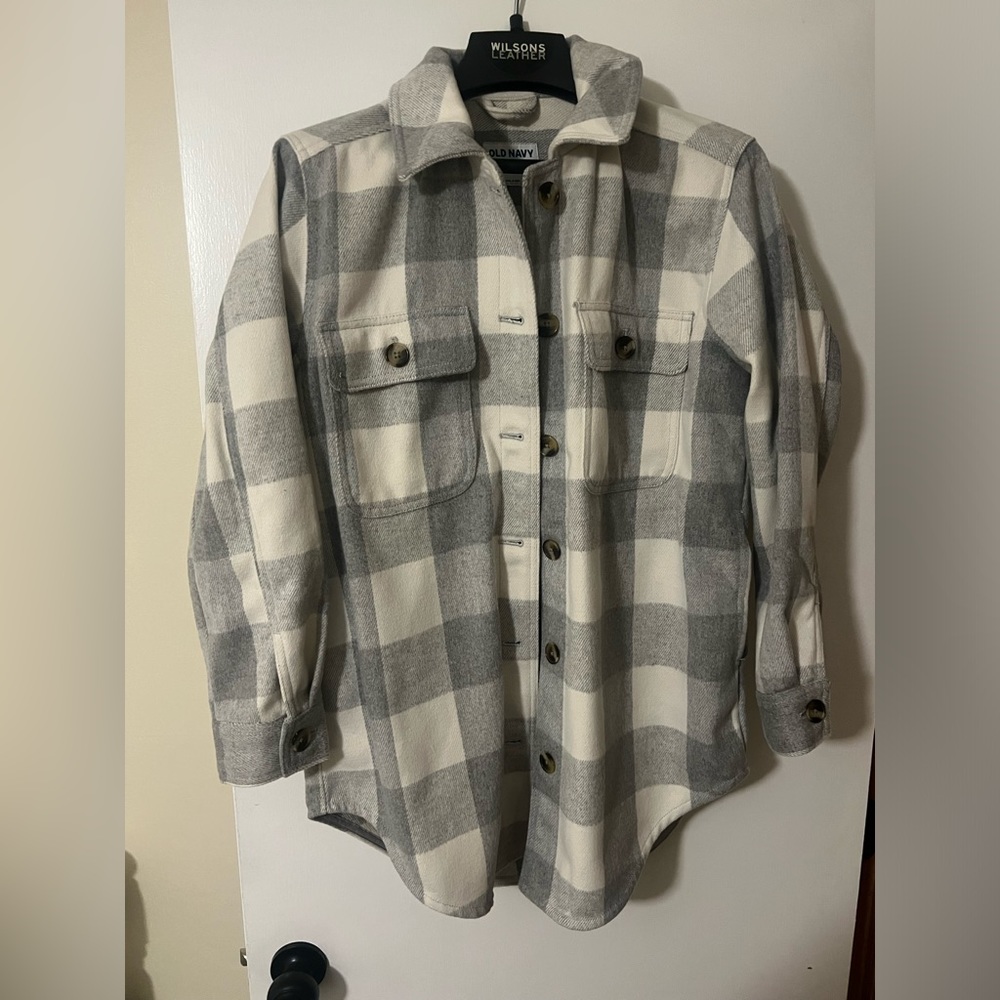 Barely worn shacket